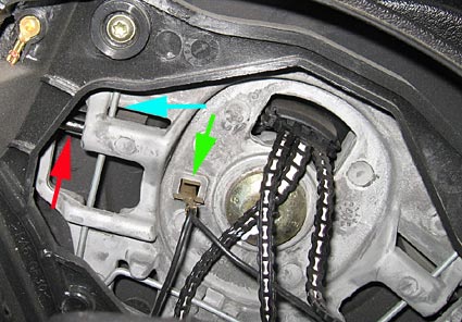 You can see the screwdriver blade